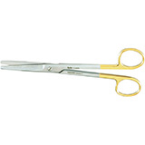 MILTEX MAYO Dissecting Scissors, 6-3/4" (172mm), Straight, Standard Beveled Blades, Carb-N-Sert. MFID: 5-124TC