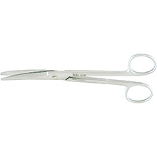 MILTEX MAYO Dissecting Scissors, 6-3/4" (172mm), Curved, Standard Beveled Blades. MFID: 5-126
