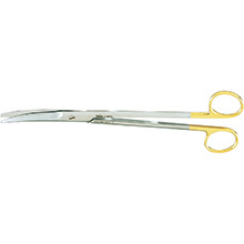 MILTEX MAYO-HARRINGTON Dissecting Scissors, 9" (229mm), Curved, Blunt/Blunt, Carb-N-Sert. MFID: 5-130TC