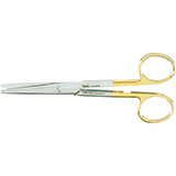 MILTEX MAYO Dissecting Scissors, 5-1/2" (14cm), straight, rounded blades, Carb-N-Sert, Tungsten Carbide. MFID: 5-136TC