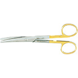 MILTEX MAYO Dissecting Scissors, 5-1/2" (14cm), curved, rounded blades, Carb-N-Sert. MFID: 5-138TC