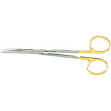 MILTEX Delicate Pattern METZENBAUM Scissors, 5-3/4" (145mm), Tungsten Carbide, curved, sharp points. MFID: 5-180B-TC