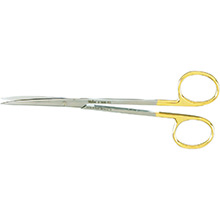 MILTEX Delicate Pattern METZENBAUM Scissors, 5-3/4" (145mm), Tungsten Carbide, curved, sharp points. MFID: 5-180B-TC