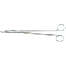 MILTEX Delicate Pattern METZENBAUM Scissors, 8" (204mm), Curved, Blunt Points. MFID: 5-185