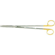 MILTEX Delicate Pattern METZENBAUM Scissors, 9" (230mm), straight, blunt points, Tungsten Carbide. MFID: 5-187TC
