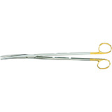 MILTEX Standard Pattern METZENBAUM Scissors, 12-1/4" (310mm), curved, blunt points, Tungsten Carbide. MFID: 5-193A-TC