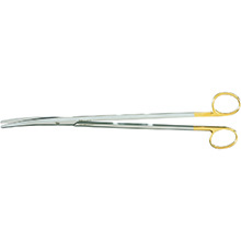 MILTEX Standard Pattern METZENBAUM Scissors, 12-1/4" (310mm), curved, blunt points, Tungsten Carbide. MFID: 5-193A-TC