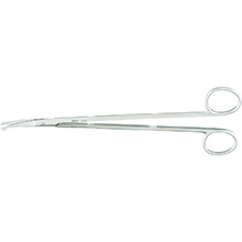 MILTEX STRULLY Dissecting Scissors, 7-3/4" (200mm), slightly curved blades with probe tips. MFID: 5-262