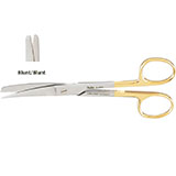 MILTEX Standard Pattern Operating Scissors, straight, 5-1/2" (14cm), blunt-blunt points, Carb-N-Sert. MFID: 5-26TC