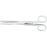 MILTEX Standard Pattern Operating Scissors, straight, 6" (152mm), Standard Pattern, blunt-blunt points. MFID: 5-27