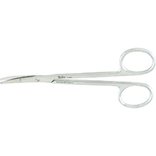 MILTEX RAGNELL Dissecting Scissors, 4-7/8" (124mm), Curved, Flat Tips. MFID: 5-290