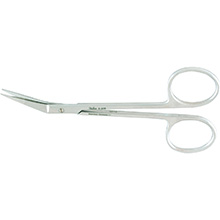 MILTEX IRIS Scissors, 4-1/2" (115mm), Angled On Side. MFID: 5-308