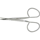 MILTEX Utility Scissors, 3-7/8" (97mm), curved blunt tips, ribbon type. MFID: 5-400