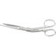 MILTEX KNOWLES Bandage Scissors, 5-1/2" (140mm), shank angled on side, serrated blade. MFID: 5-561