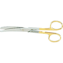 MILTEX Operating Scissors, 5-3/4" (145mm), Curved, Blunt/Blunt Points, Tungsten Carbide. MFID: 5-56TC