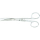 MILTEX Lightweight Operating Scissors, 5" (127mm), Curved, Sharp-Blunt Points. MFID: 5-64