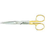 MILTEX Standard Pattern Operating Scissors, straight, 5-1/2" (14cm), sharp-sharp points, Carb-N-Sert, Tungsten Carbide. MFID: 5-6TC