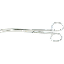 MILTEX Delicate Pattern Lightweight Operating Scissors, curved, 5-1/2", sharp-blunt points. MFID: 5-88