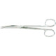 MILTEX BROPHY Operating Scissors, 5-5/8" (143mm), curved, sharp/sharp, with one serrated blade. MFID: 5D-326