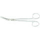MILTEX LOCKLIN Operating Scissors, 6-1/4" (159mm), Angled on Side, One Serrated Blade. MFID: 5D-328