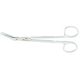 MILTEX LOCKLIN Operating Scissors, 6-1/4" (159mm), Angled on Side, One Serrated Blade. MFID: 5D-328