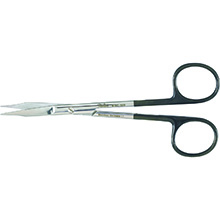 MILTEX GOLDMAN-FOX Gum Scissors, 5" (128.5mm), SuperCut, one serrated blade. MFID: 5-SC-320