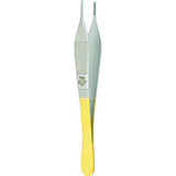 MILTEX ADSON Tissue Forceps, 4-3/4" (121mm), Tungsten Carbide, 1 x 2 Teeth, Tying Platform. MFID: 6-123TC