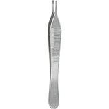 MILTEX BROWN-ADSON Tissue Forceps, 4-3/4" (122mm), Straight, 7 x 7 Grasping Teeth. MFID: 6-124