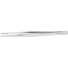 MILTEX Dressing Forceps, 8" (203mm), Standard Pattern, Serrated Handles, Serrated Tips. MFID: 6-14