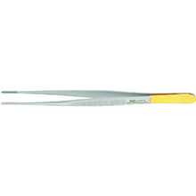 MILTEX POTTS-SMITH Dressing Forceps, 7-1/4" (184mm), cross-serrated tips, Tungsten Carbide. MFID: 6-154TC