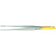 MILTEX CUSHING Dressing Forceps, 7" (17.8cm), Gutch handle, cross serrated tips, Carb-N-Sert. MFID: 6-166TC