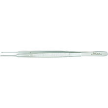 MILTEX GERALD Tissue Forceps, 7" (176mm), Straight, 1 x 2 Teeth. MFID: 6-182