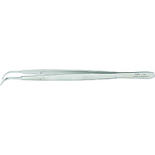 MILTEX GERALD Dressing Forceps, 7" (175mm), Curved, Serrated. MFID: 6-184