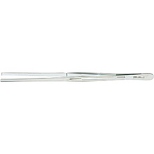 MILTEX KELLY Tissue Forceps 3 X 4 teeth, 9-3/4" (246.5mm), slotted Gutch handles. MFID: 6-204