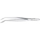 MILTEX CARMALT Splinter Forceps, 4-1/4" (10.8 cm), curved. MFID: 6-310