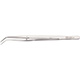 MILTEX COLLEGE Cotton Pliers 317, Angled, Serrated Tips, Jaw Length 14mm. MFID: 66-317
