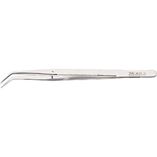 MILTEX COLLEGE Cotton Pliers 317, Angled, Serrated Tips, Jaw Length 14mm. MFID: 66-317