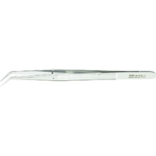 MILTEX COLLEGE Cotton Pliers 317A, Angled, Extra Fine, Serrated Tips, Jaw Length 11mm. MFID: 66-317A
