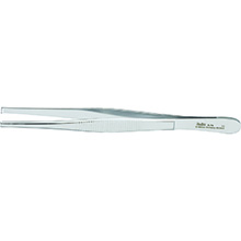 MILTEX Tissue Forceps 3 X 4 teeth, standard pattern serrated handles, 6" (15.2 cm). MFID: 6-76