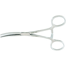 MILTEX ROCHESTER-PEAN Forceps, 5-1/2", curved. MFID: 7-136