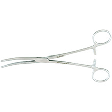 MILTEX ROCHESTER-CARMALT Forceps, 8" (20.3 cm), curved. MFID: 7-182
