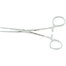 MILTEX BAINBRIDGE Forceps, 6" (15.2 cm), straight, longitudinal serrations, cross tip serrations. MFID: 7-230