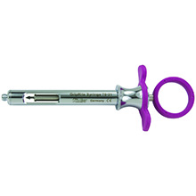 MILTEX GripRite Dental Aspirating Syringe CW, Pink Silicone Grips. MFID: 76-31