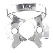 MILTEX Dental Dam Clamp, Molars, Style 14A. MFID: 76D-14A