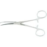 MILTEX Baby OCHSNER Forceps 1 X 2 teeth, 5-1/2", extra delicate, curved. MFID: 7-72