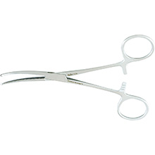 MILTEX Baby OCHSNER Forceps 1 X 2 teeth, 5-1/2", extra delicate, curved. MFID: 7-72