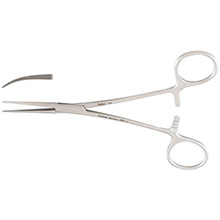 MILTEX COLLER Forceps, delicate, 6-1/4" (15.9 cm), curved. MFID: 7-91