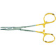 MILTEX OLSEN-HEGAR Needle Holder with Suture Scissors, 5-1/2" (140mm), Tungsten Carbide, serrated jaws. MFID: 8-15TC