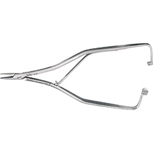 MILTEX BOYNTON Needle Holder, 4-7/8" (125mm), Serrated Jaws. MFID: 8-26