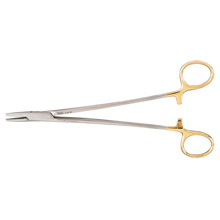 MILTEX MAYO-HEGAR Needle Holder, 11-3/4" (300mm), Tungsten Carbide, serrated jaws. MFID: 8-49TC